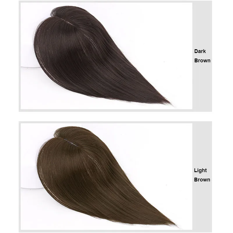 وصلات شعر صناعية خفيفة الوزن ومسامية للنساء تضيف حجم وصلات شعر مفرودة من قطعة واحدة #6