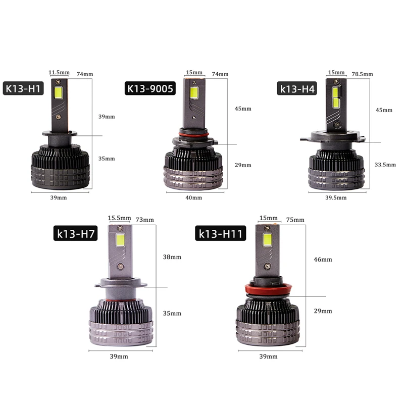 K13 MAX 240W H7 LED Bulb H11 H1 9005 H7 LED Headlight Kit Car Light Fog Light H7 9006 H8 H9 H4 Car Lamp LED Headlights