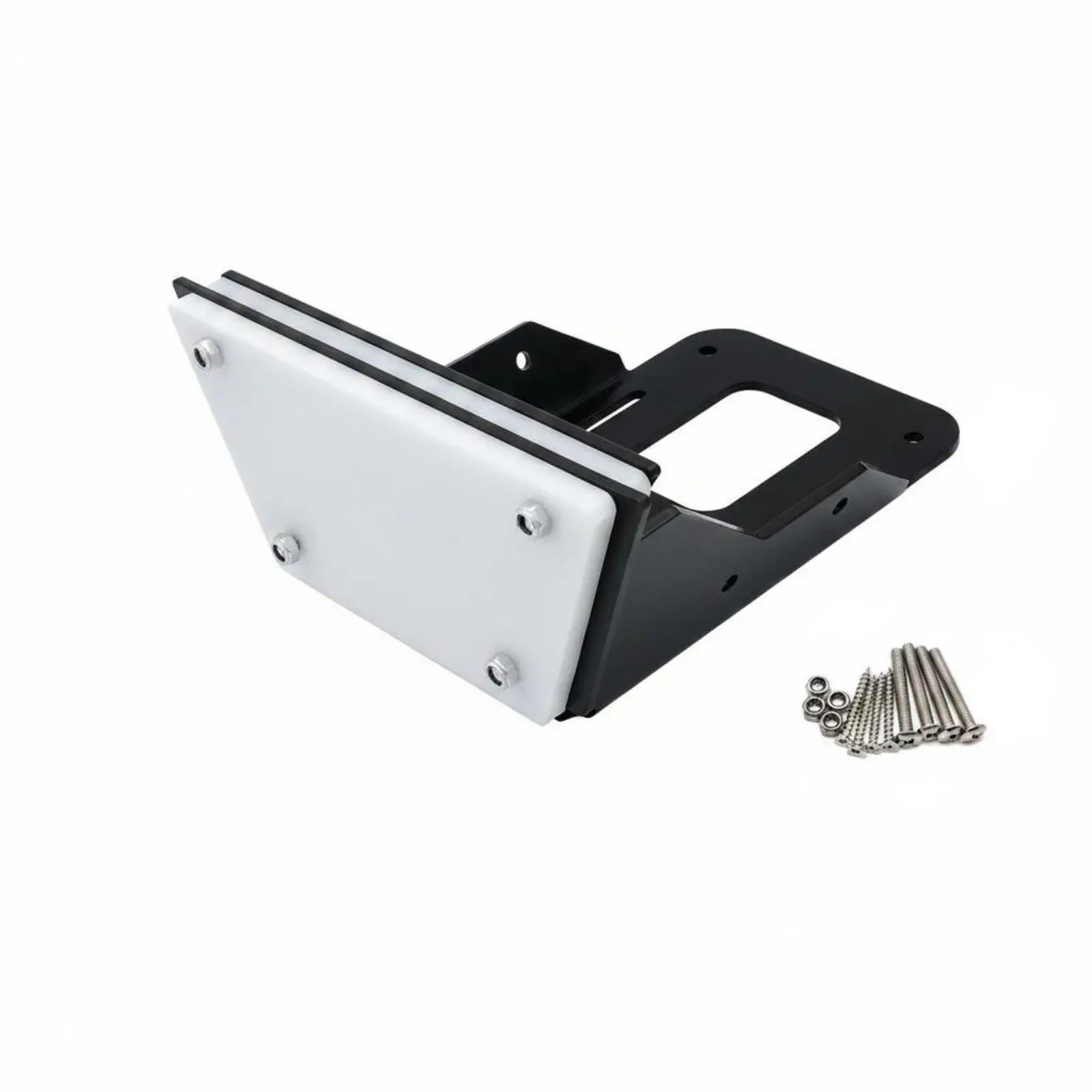 Acrylic Reinforced Boat Mounting Bracket Durable Motor Support Heavy Load Plate for Kayak and Fishing Boat