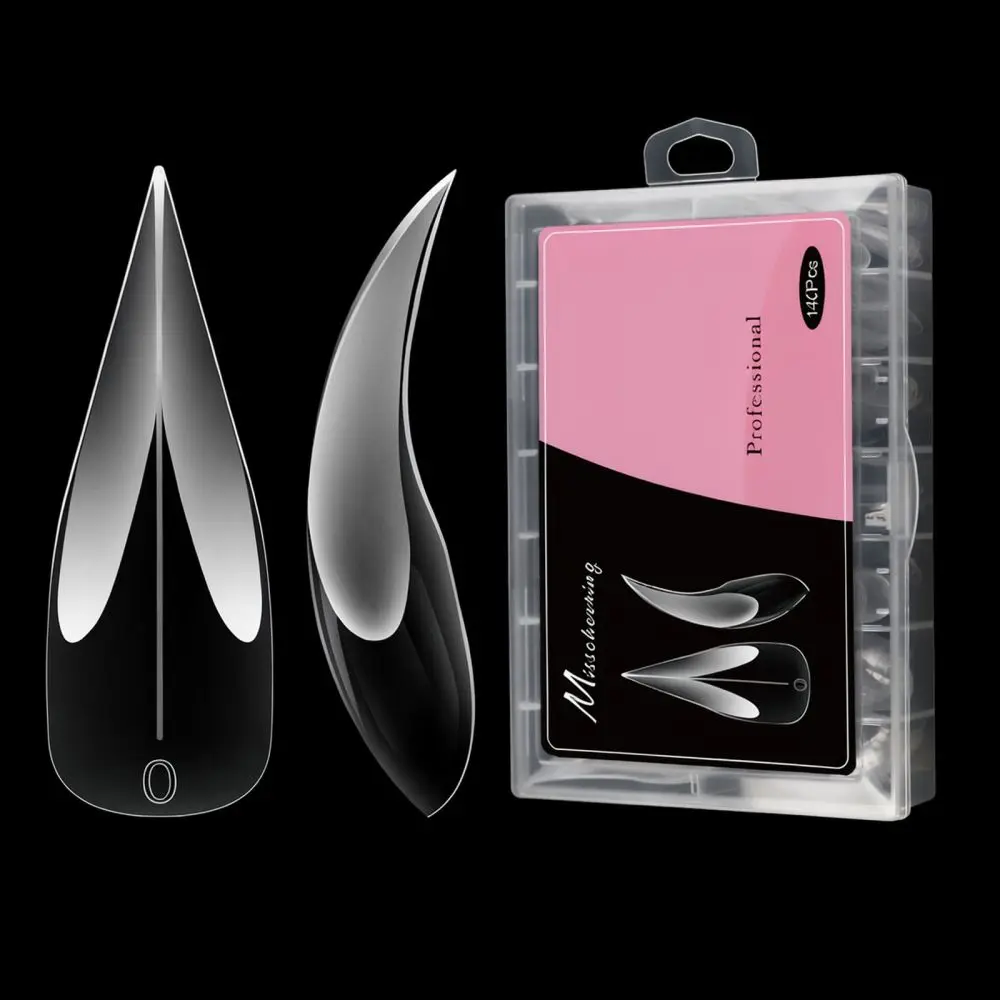 Professional Poly Gel Dual Forms Nail Extension Mold With Scale Sculpting Tips Full Cover Manicure Art Accessory