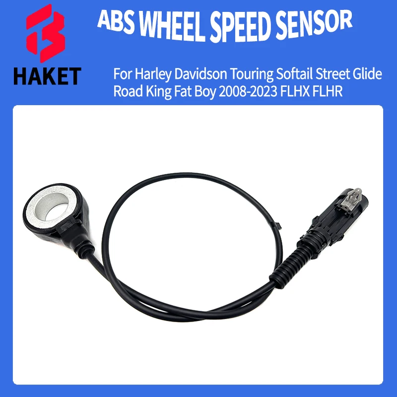 40615-08 For Harley Davidson Touring Softail Street Glide Road King Fat Boy 2008-2023 FLHX FLHR Rear ABS Wheel Speed Sensor