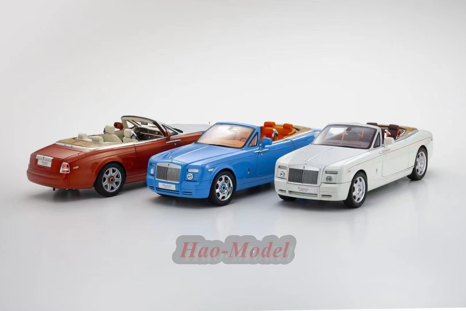 KYOSHO 1:18 Rolls-Royce Phantom Drophead Coupe Alloy Diecast Model Car Gifts