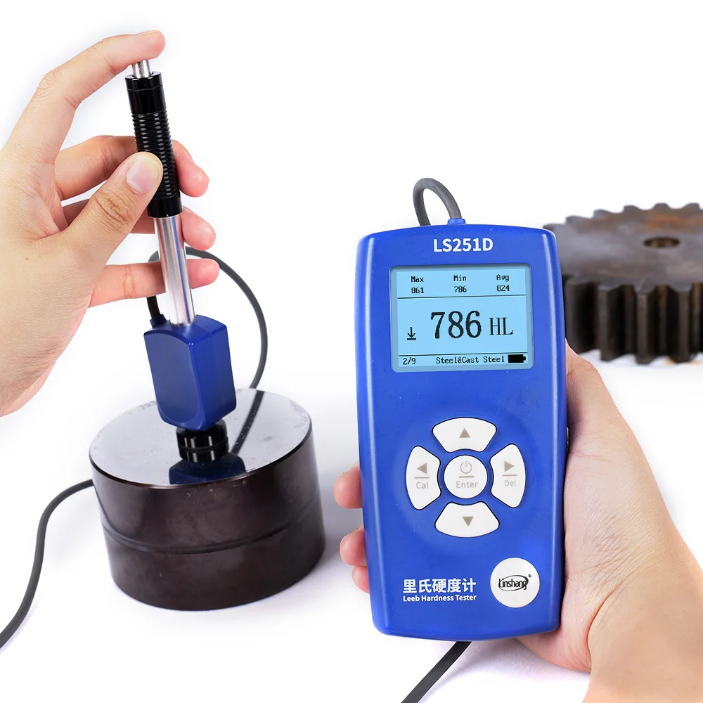 On Sale LS251D Hardness Test Machine Precise Leeb Hardness Tester Portable Hardness Tester For Steel