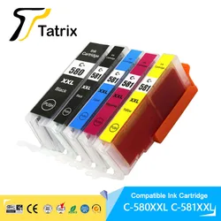 For Canon 580XXL PGI 580 CLI 581XXL Ink Cartridge for Canon PIXMA TR7550/TR8550/TS6150/TS6151/TS8150/TS8151/TS8152/TS9150/TS9155