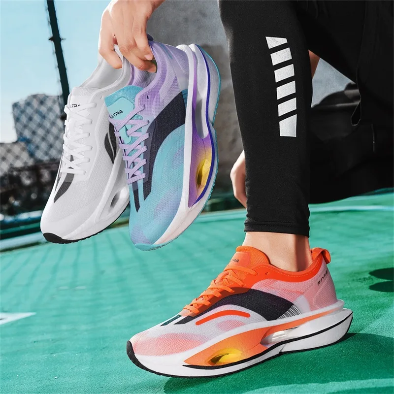 Men's Shoes Fashion Running Shoes Casual Breathable Mesh Surface Carbon Plate Rubber Outsole Red Rabbit Limited Sports Shoes