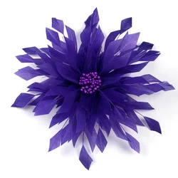 1Pieces Fascinator Bride Feather Flower Banquet Headwear Feather Headdress Wedding Party Plumage Hair Accessories Wholesale
