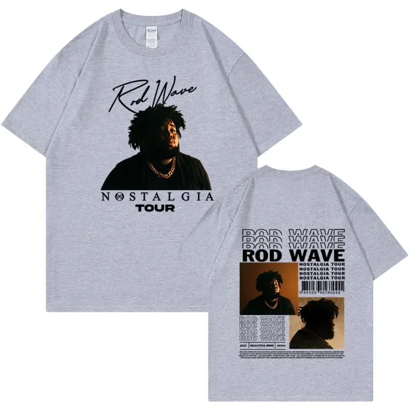 Rapper Rod Wave T Shirt Men Women Fashion Casual Oversized T-shirts Kids Hip Hop Tops  Printed Tee Shirt Boys Girls y2k Tops