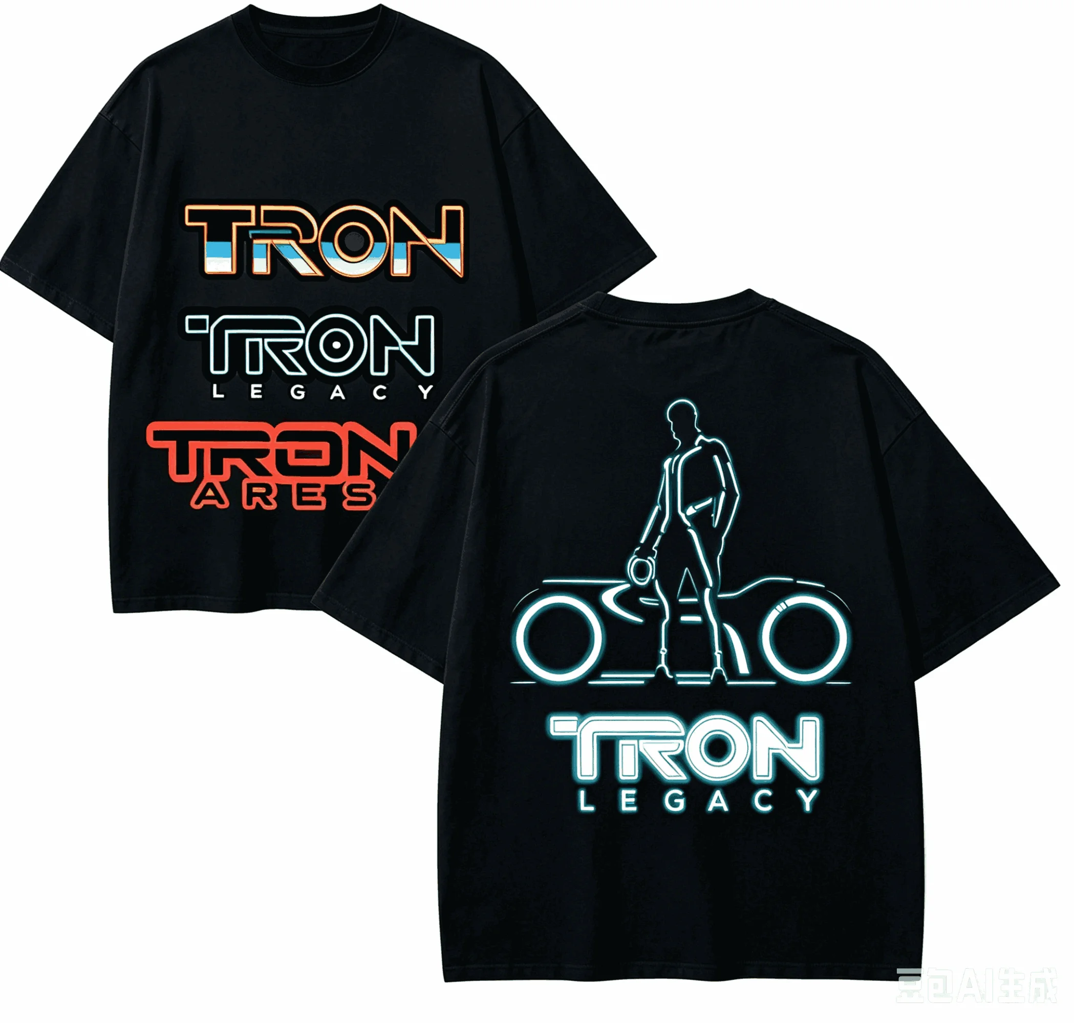 Camiseta Tron Legacy para amantes del anime, camiseta Harajuku de algodón, nuevo modelo, moda Retro High Street, producto de gran tamaño Unisex, producto clásico suave