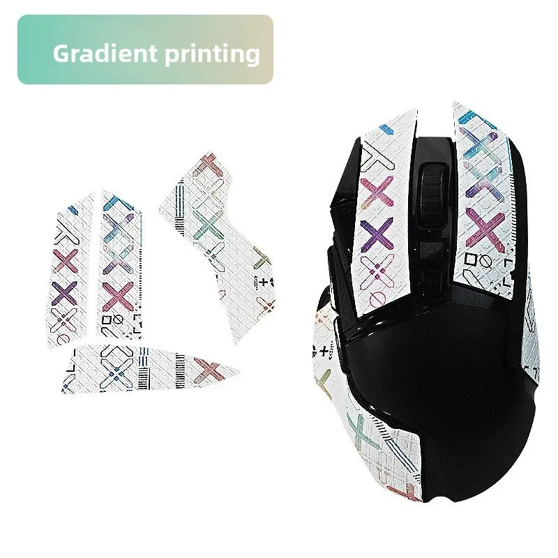 

For Logitech G502 Hero Self Adhesive Non Slip Sticker With Suck Sweat Function Skate Design