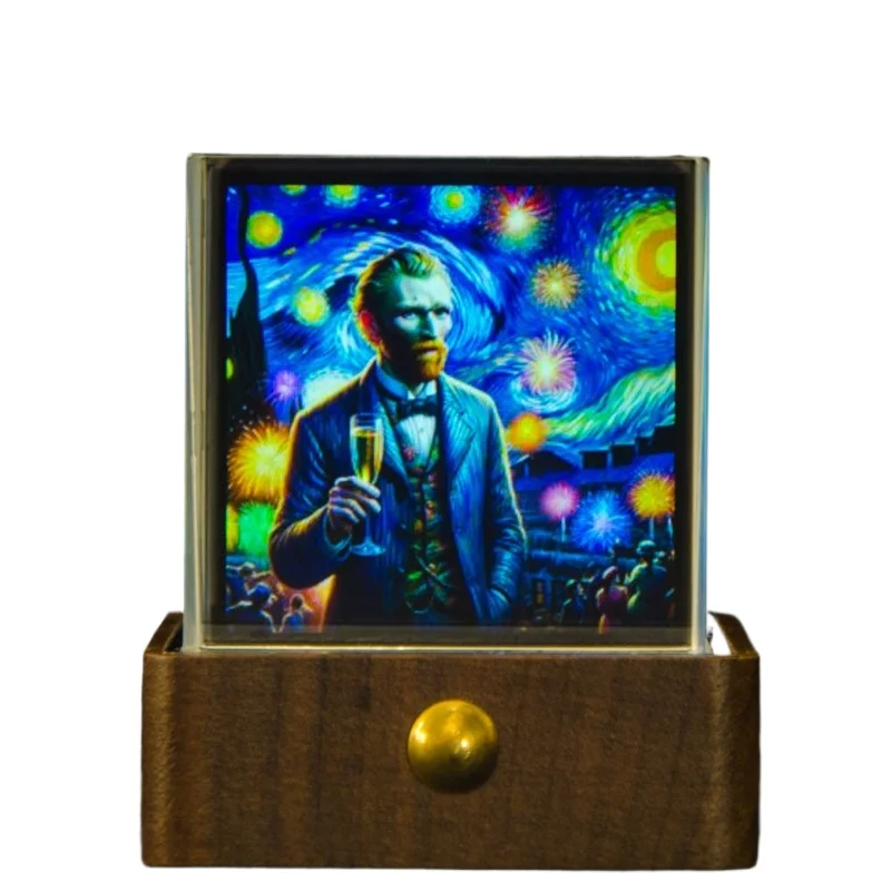 

Innovative Creative Gifts Big Crystal Clock Animation Ornament Bitcoin Stock Exchange Rate Price Tracking
