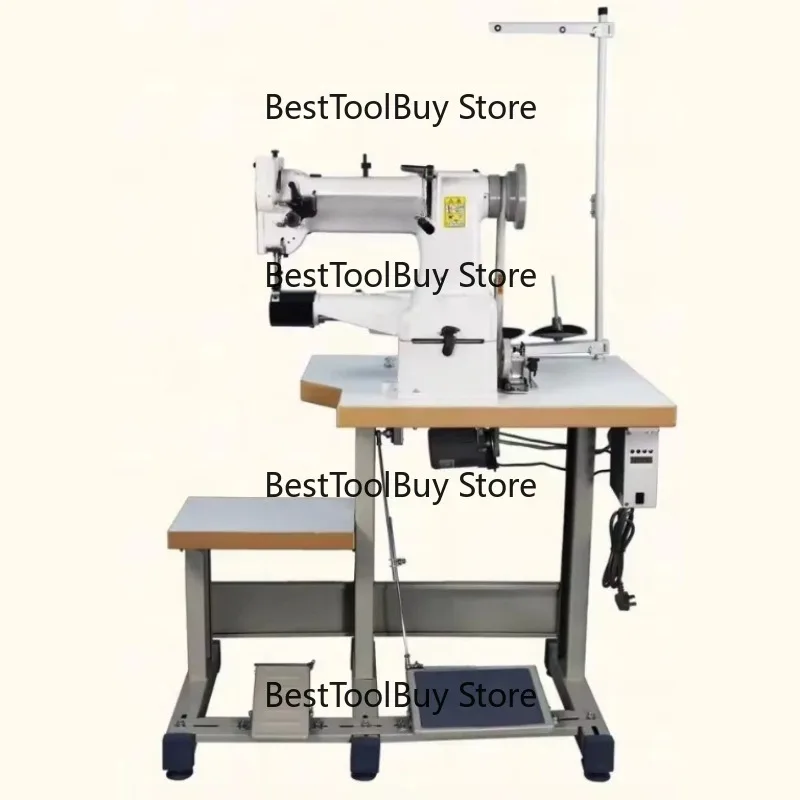 Single  Compound Feed Cylinder Bed Lockstitch Sewing Machines With Big Hook Wig Making Machine For Sewing Heavy Bags