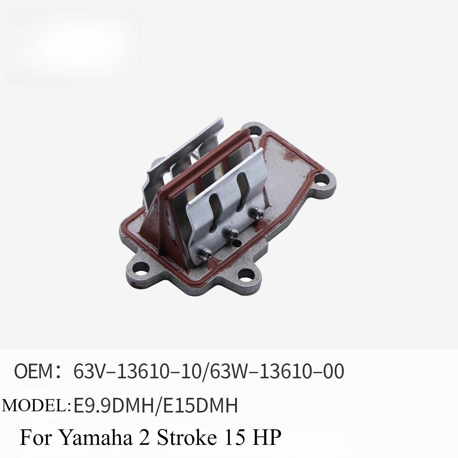 

Outboard Engine Boat Motor Intake Valve Assembly for Yamaha 2 Stroke 15 HP 63V-13610-10 63W-13610-00