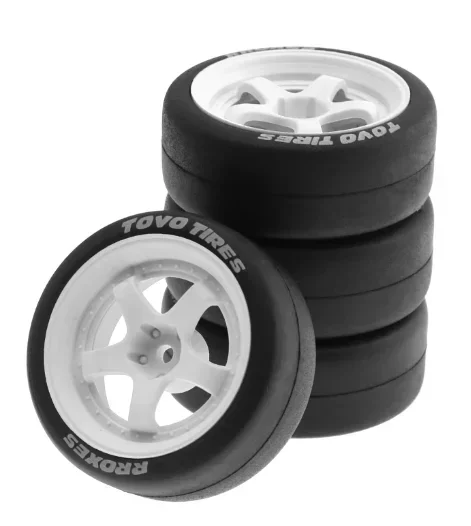 

4pcs 65mm Hard Drift Tire 1/10 RC Drift Car On Road Touring Racing Car Tyre Wheel for Tamiya TT01 TT02 XV01 PTG-2 Kyosho HPI HSP