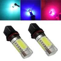 White Fog Light P13W 7.5W Car LED Bulb Lamp 5 COB PSX26W Non-polar Projector DRL Driving Red Amber Ice Blue