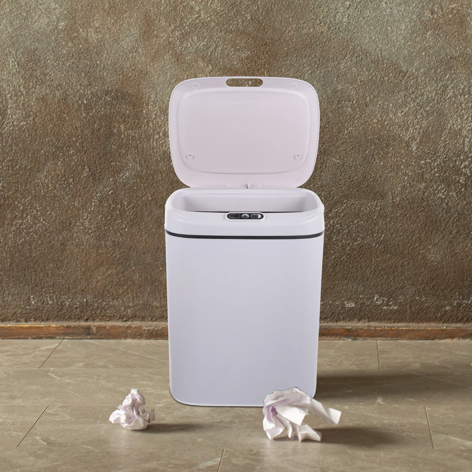 

Garbage Can Smart Trash Office Bin Automatic Plastic Bins Motion Cans for Kitchen