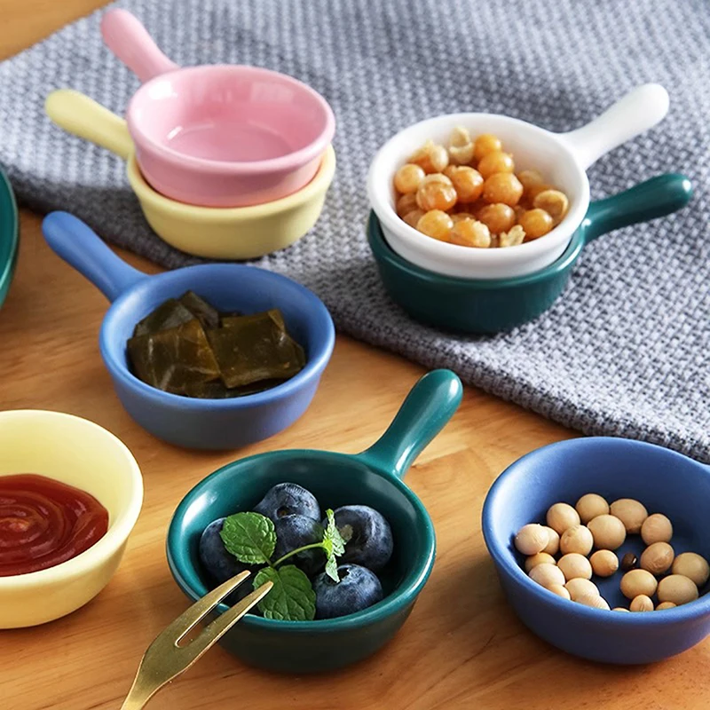 Z. Sauce Dish Porcelain Ketchup Saucer Seasoning Dish Soy Sa