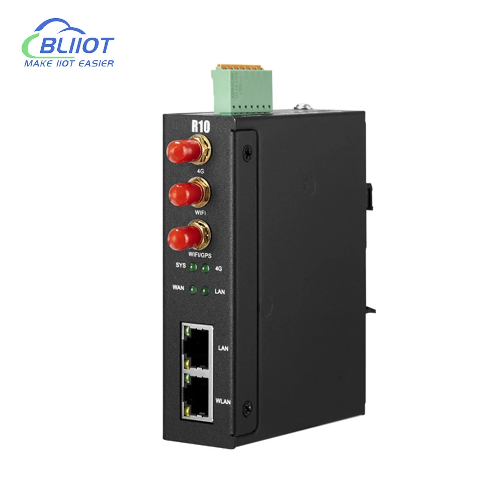 

Bliiot Industrial Router IoT Gateway WIFI Ethernet RS485 Data Acquisition I/O Module Upload Cloud Platform ThingsBoard modbus