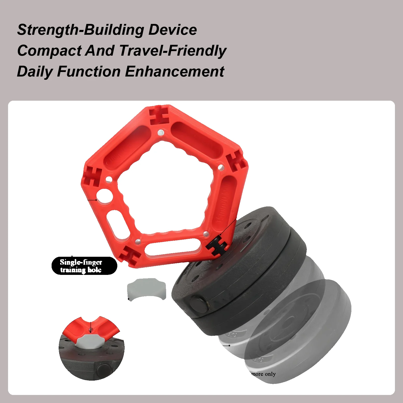 

Силовой тренажер для пальцев, эргономичный тренажер, многофункциональный силовой тренажер, крепление для гантелей для молодежи, подростков, бабушек
