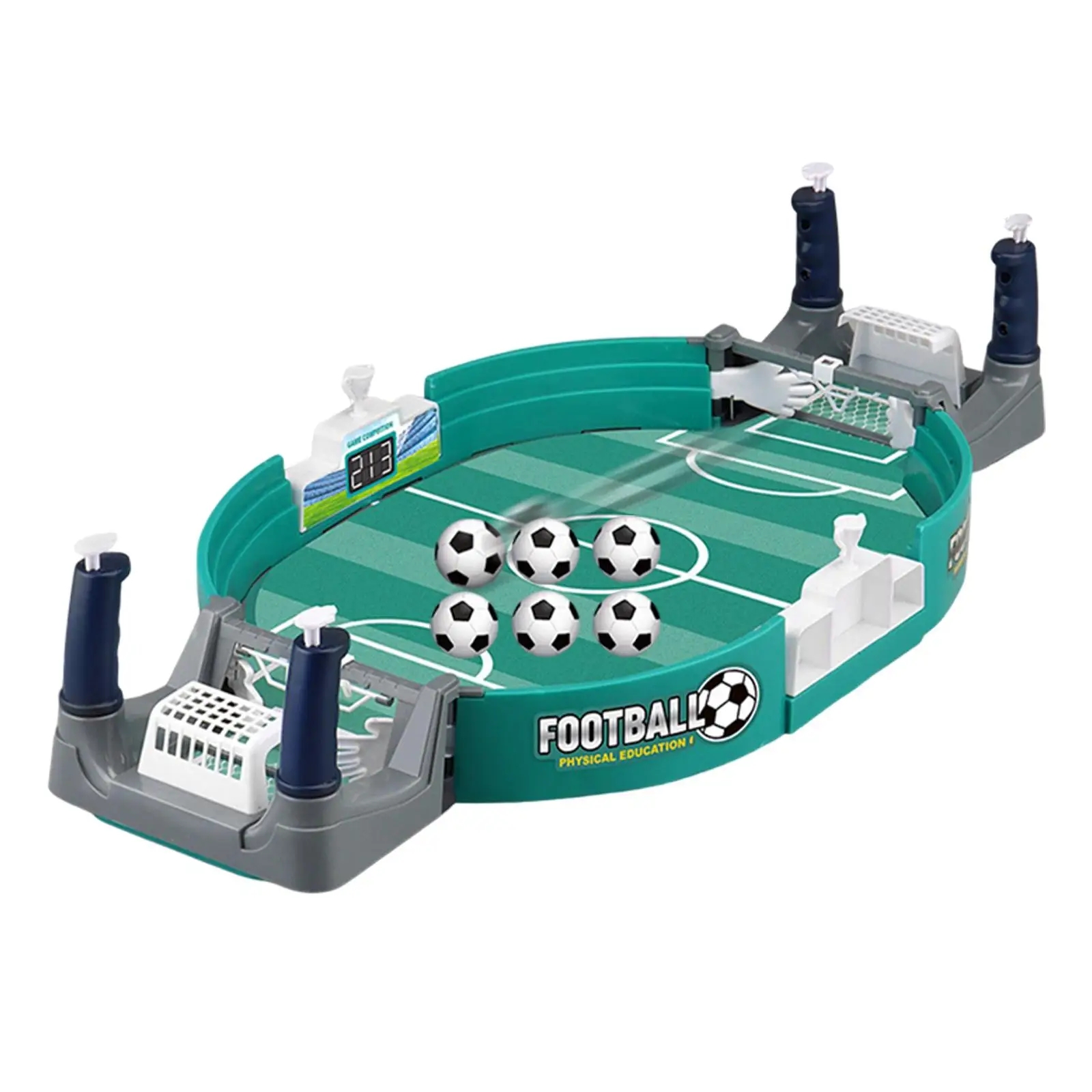 Mini Tabletop Football Pinball Games Hand Eye Coordination Pinball Creative