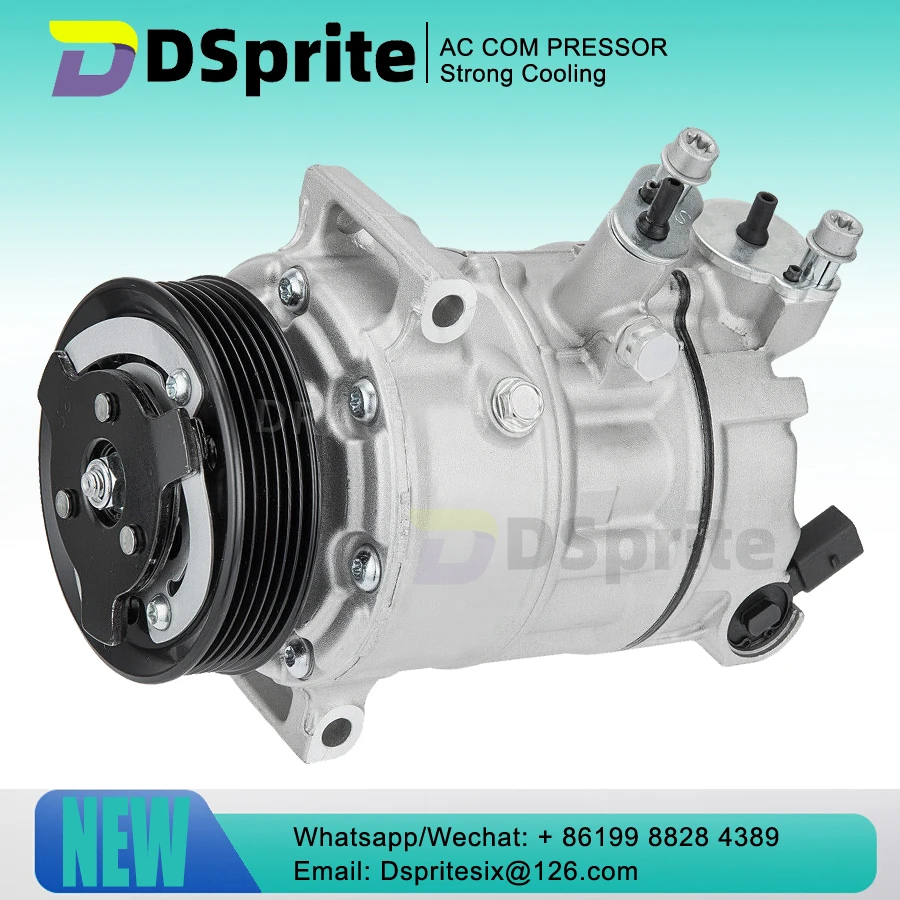 1K0820859F 1K0820859T NEW PXE16 Auto AC Compressor For Volkswage Audi A3 Skoda Seat 1K0820808FX 1K0820803C 1K0820803G 1K0820803Q