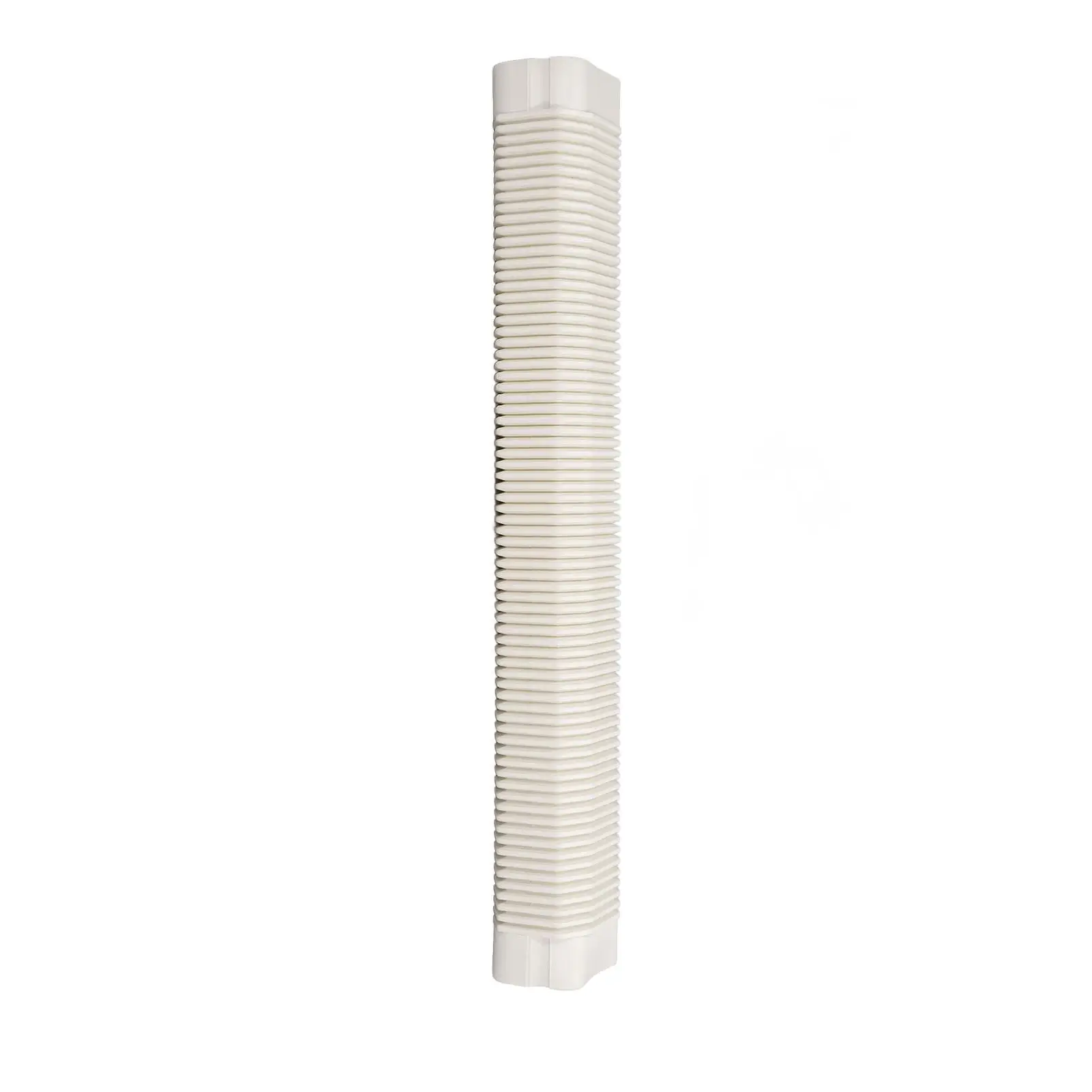 PVC AC Line Cover Kit for 1 -5 HP Air Conditioner - Universal Hose Tubing Protection - White