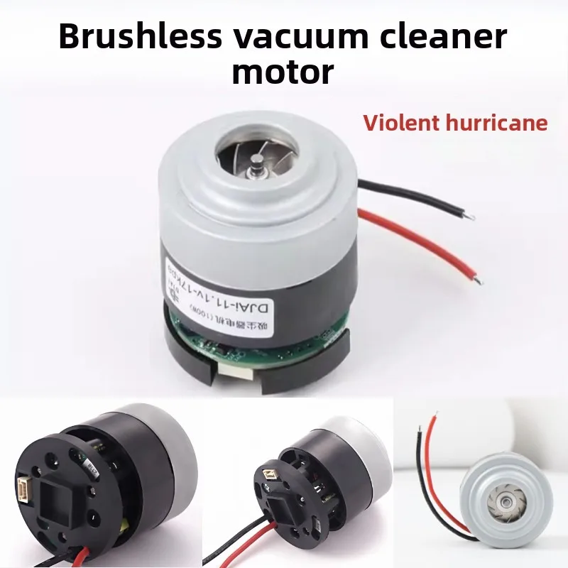 45mm Micro Brushless DC Motor, 20kPa High Suction Vacuum Cleaner Motor, High Torque Air Pump Motor for Power Tools & Custom Fans