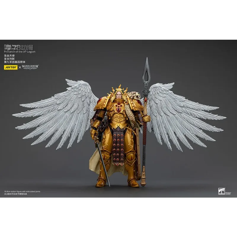 JOYTOY Oryginalna seria Warhammer40 Zupełnie nowe towary punktowe HH Holy Blood Angel Saint Gilles Figurka akcji Model Zabawki Model dla chłopców
