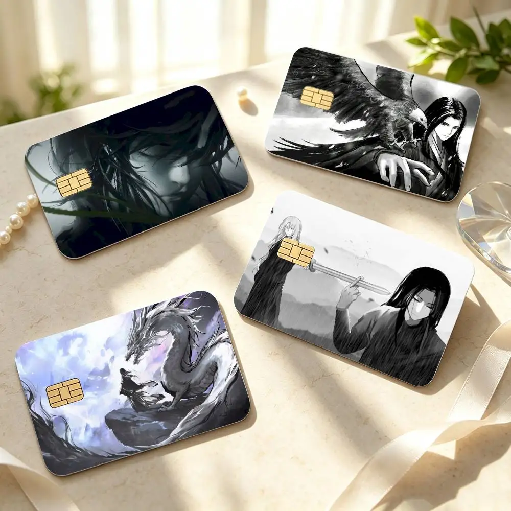 Reverend Insanity Gu Master F-Fang Yuan  HD Credit Card Stickers Game Card Decal Small Chip Waterproof Sticker Gift Decor