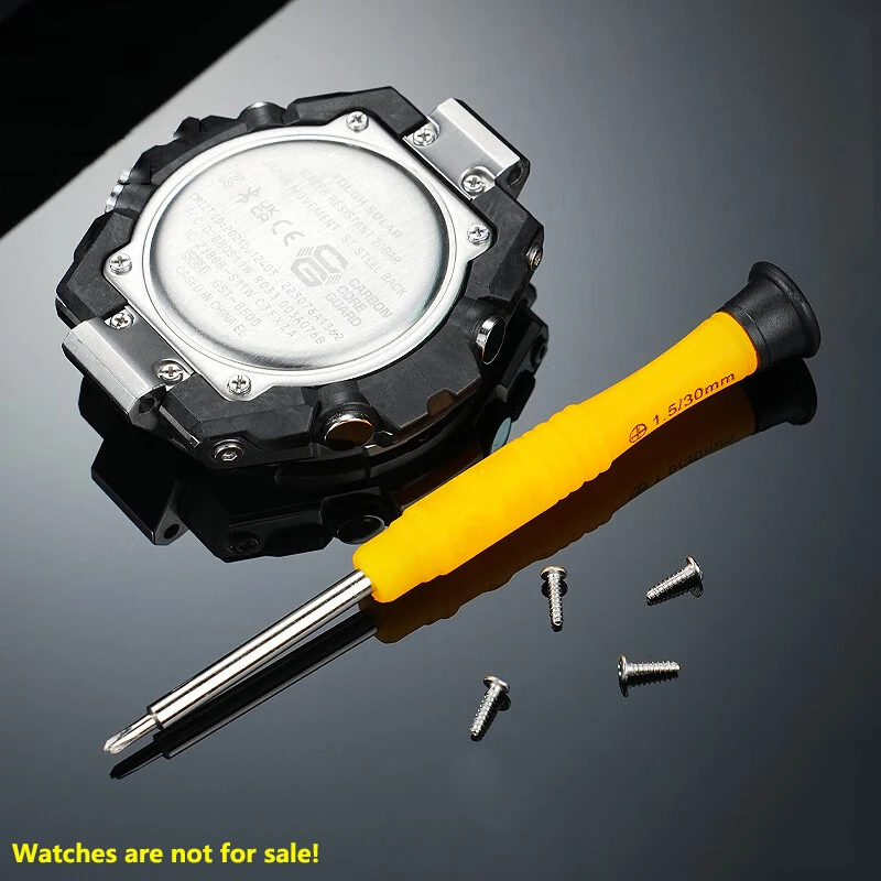 GST-B500 ساعة المسمار الملحقات ل G-SHOCK كاسيو GST-B500 سلسلة ساعة الغطاء الخلفي المسمار الغطاء السفلي الفولاذ المقاوم للصدأ المسمار