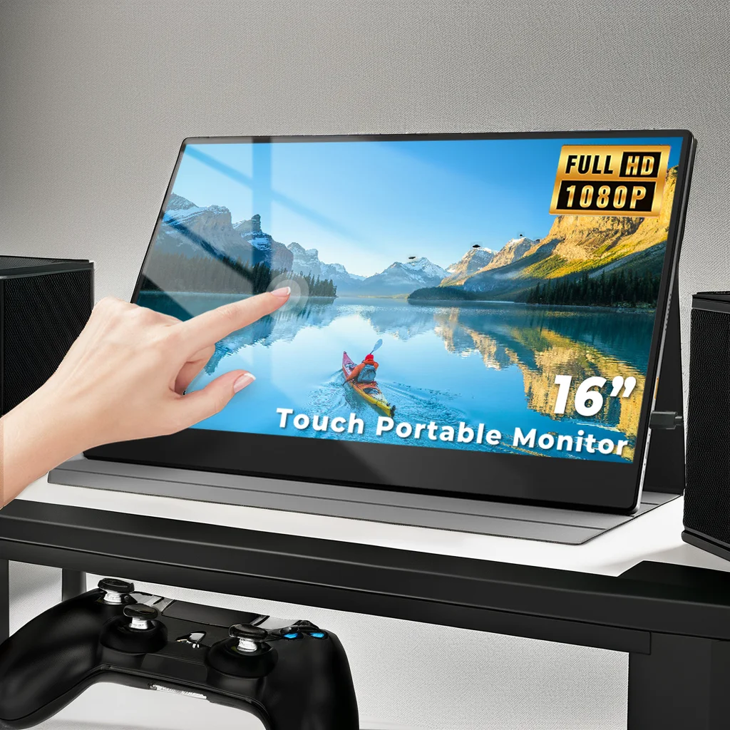 16inch 1920x1080 USB Portable Multi-Touch Gaming  for PS4 and for computer use 60hz