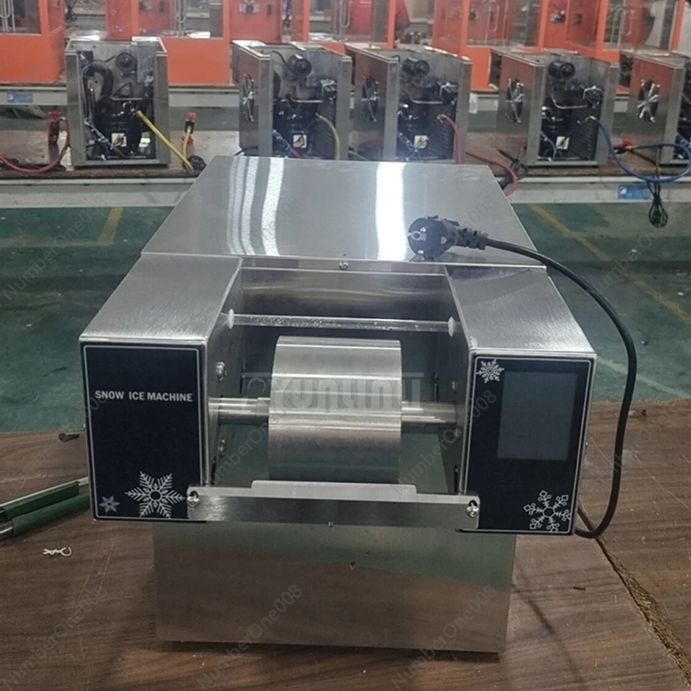 Commercial Ice Cream Machine 4 Tub Rainbow Color Shaved Ice Machine Snow Cone Maker Multifunction Cold Drink Equipment