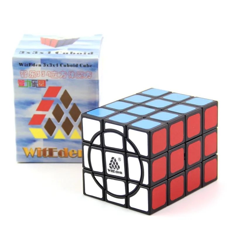 WitEden 3 × 3 × 4 マジックキューブサークルセンター片面両面パズル抗ストレスおもちゃ男の子子供のための知育玩具