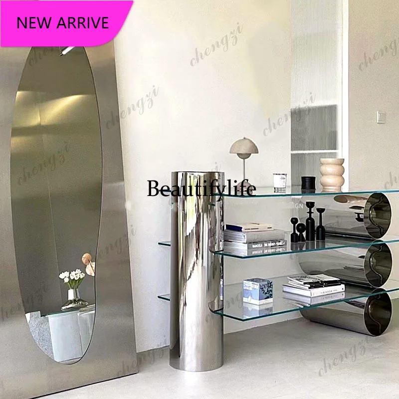 A68Clothing store glass, flowing water table floor to floor multi-layer, jewelry shelves, store display racks multi-functional