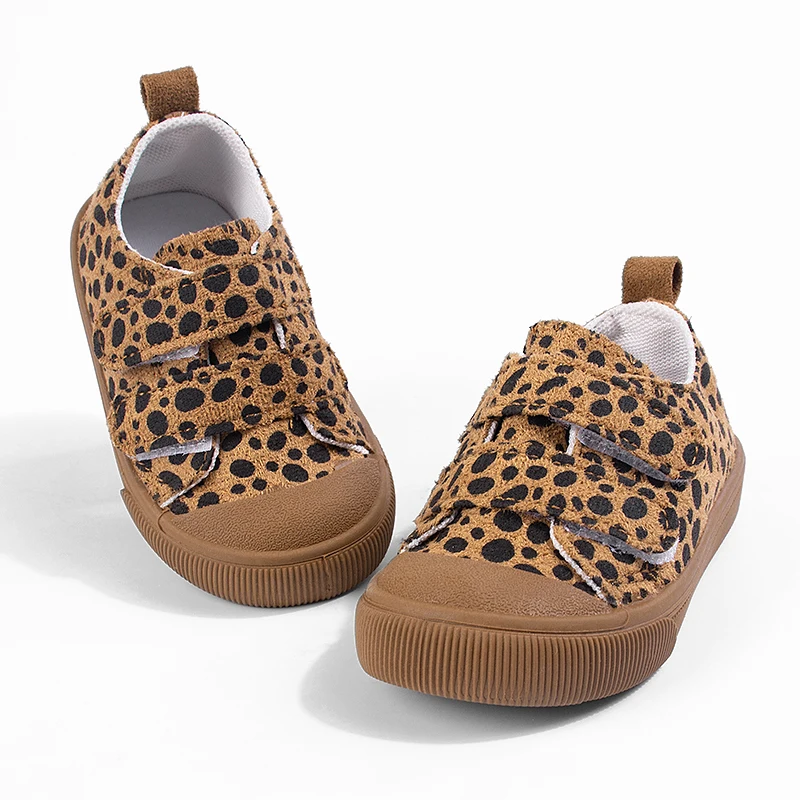 Modische Outdoor-Sportschuhe für Kinder mit Leopardenmuster, trendige Kinderschuhe zum Spielen