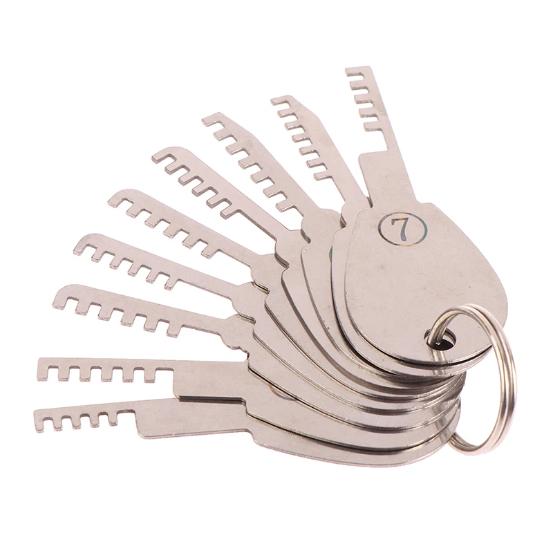 HUK  Tools Stainless Steel Comb Lock 9in1 Full Set Repair To