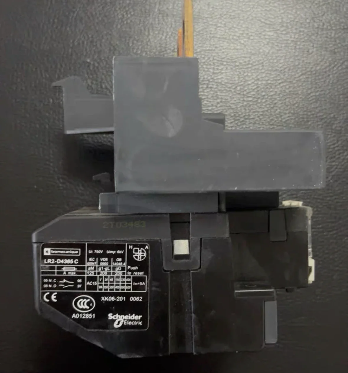 Nuovo relè termico LR2D4365C