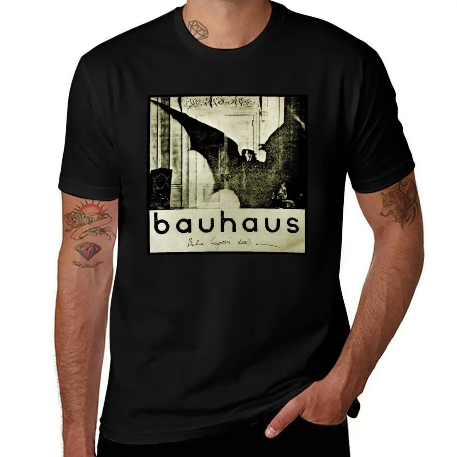 

Bauhaus T-Shirt man graphic t shirt t shirts cotton 100% t shirt man casual T-shirt