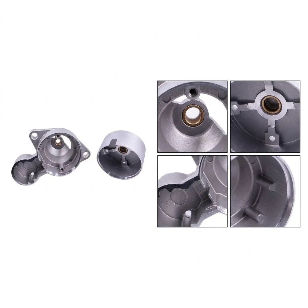 Aluminium Front Rear For Starter Motor End Cover With Copper Sleeve For 414 170F 195F Engine Generator Parts Accessories