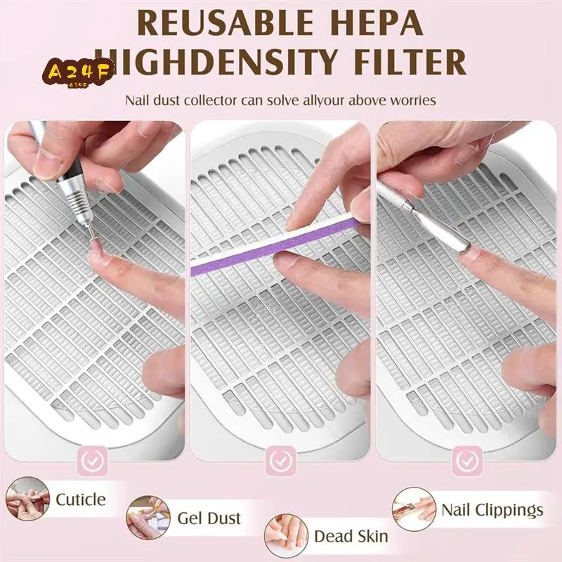A24F-пылесборник для ногтей для Nail Tech 600PA, высокоскоростной электрический пылесос с многоразовым фильтром, тихая всасывающая машина A24F-пылесборник для ногтей для Nail Tech 600PA, высокоскоростной электрический пылесос с многоразовым фильтром, тихая всасывающая машина