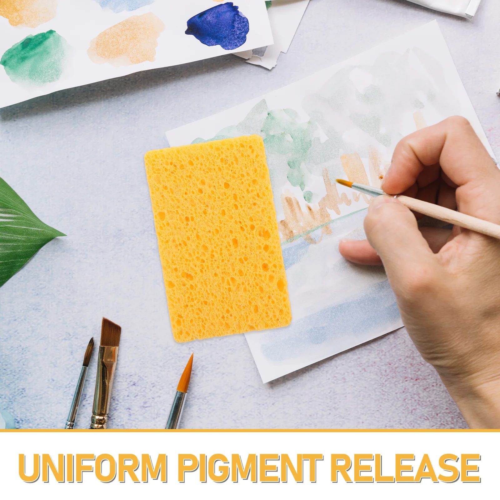 8 قطعة اللوحة الإسفنج عالية الامتصاص للألوان المائية الغواش الحرفية مزج الملمس جدار إصلاح دريوال سقف أدوات الرسم