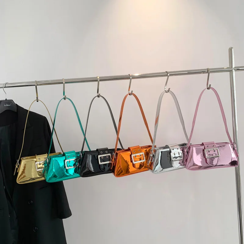 Sac à bandoulière à rabat pour femme, marque de luxe, couleur vive, cuir, sacs à main et sacs à main design, petits sacs initiés, tendance 2023