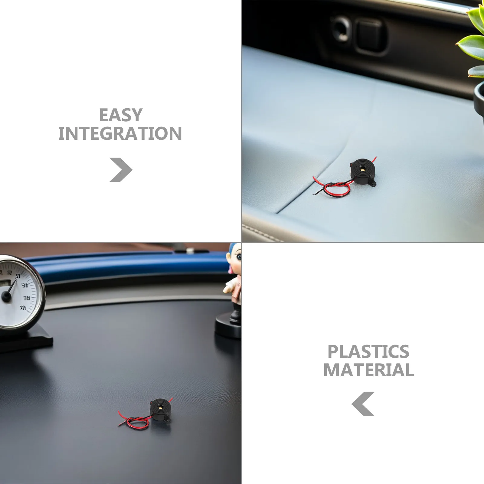 15Pcs Alarm Buzzer High Decibel Active Piezoelectric Electronic Warning Device for Car Security Physics Circuit Pcb Projects view 5