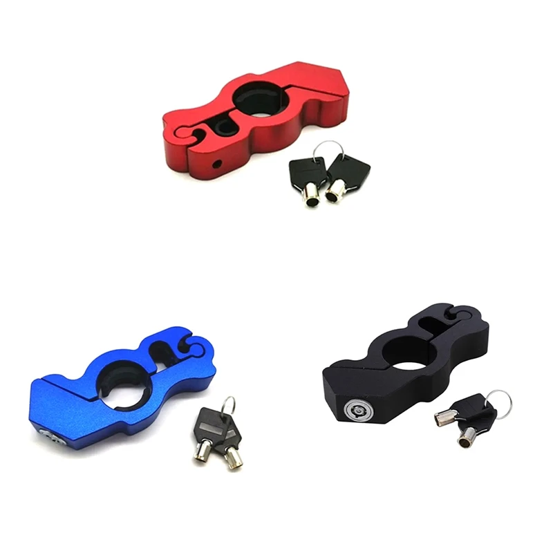 Motorcycle Handlebar Lock Handlebar Brake Handle Solid Lock Anti Theft Steal Lock