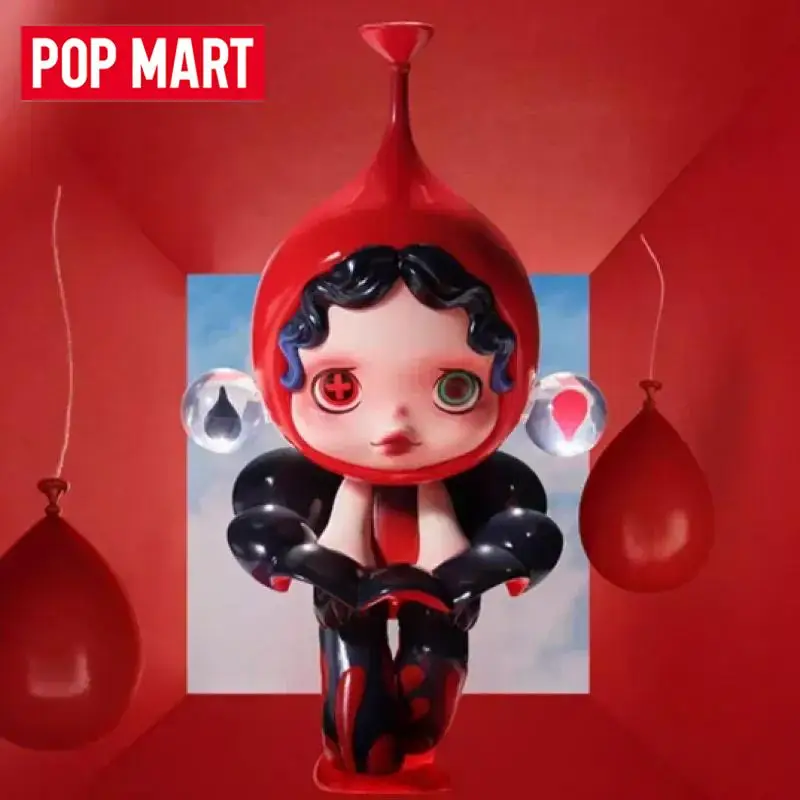 Pop mart crânio panda imagem da série de realidade caixa cega caixa mistério acho saco brinquedos boneca bonito anime figura ornamentos de mesa