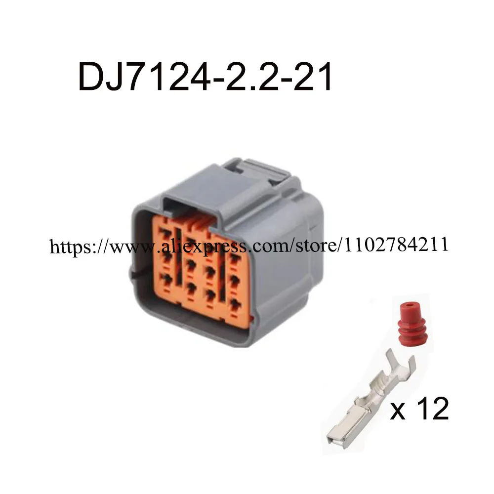 Imagem -06 - Impermeável Masculino e Feminino Fio Conector Terminal Automotivo Plug 14 Pin Socket Selo de Borracha 100conjunto Dj7141a1.2 521 100set