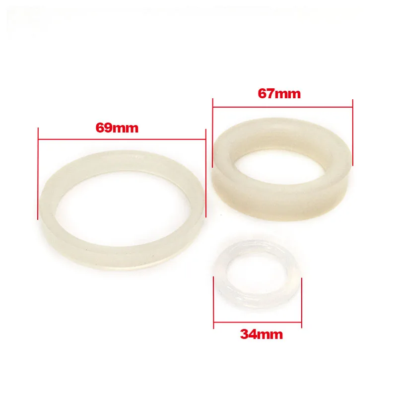 3pcs Hammer Shock Pad Seal Cushioning Rubber Damping Replace For Hitachi PH65A PH 65A PH-65A Demolition Hammer Spare Parts