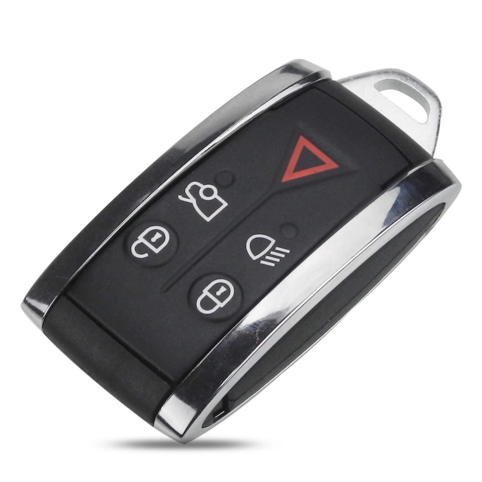 

Bilchave 5 Buttons Replacement New Remote Key Shell Fob For Jaguar X XF XK XKR Smart Prox Key Case Housing + Blade