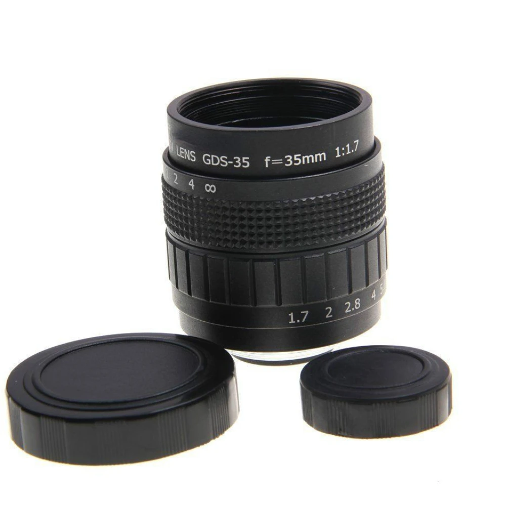 CCTV 마운트 렌즈, 마이크로 4/3 m4/3 올림푸스 EPL5 EPM3 EPL7 OM-D EP1 EP2 EP3 EP6 EPL6 EPL3 E-M5 E-M10, F1.7 C, 35mm