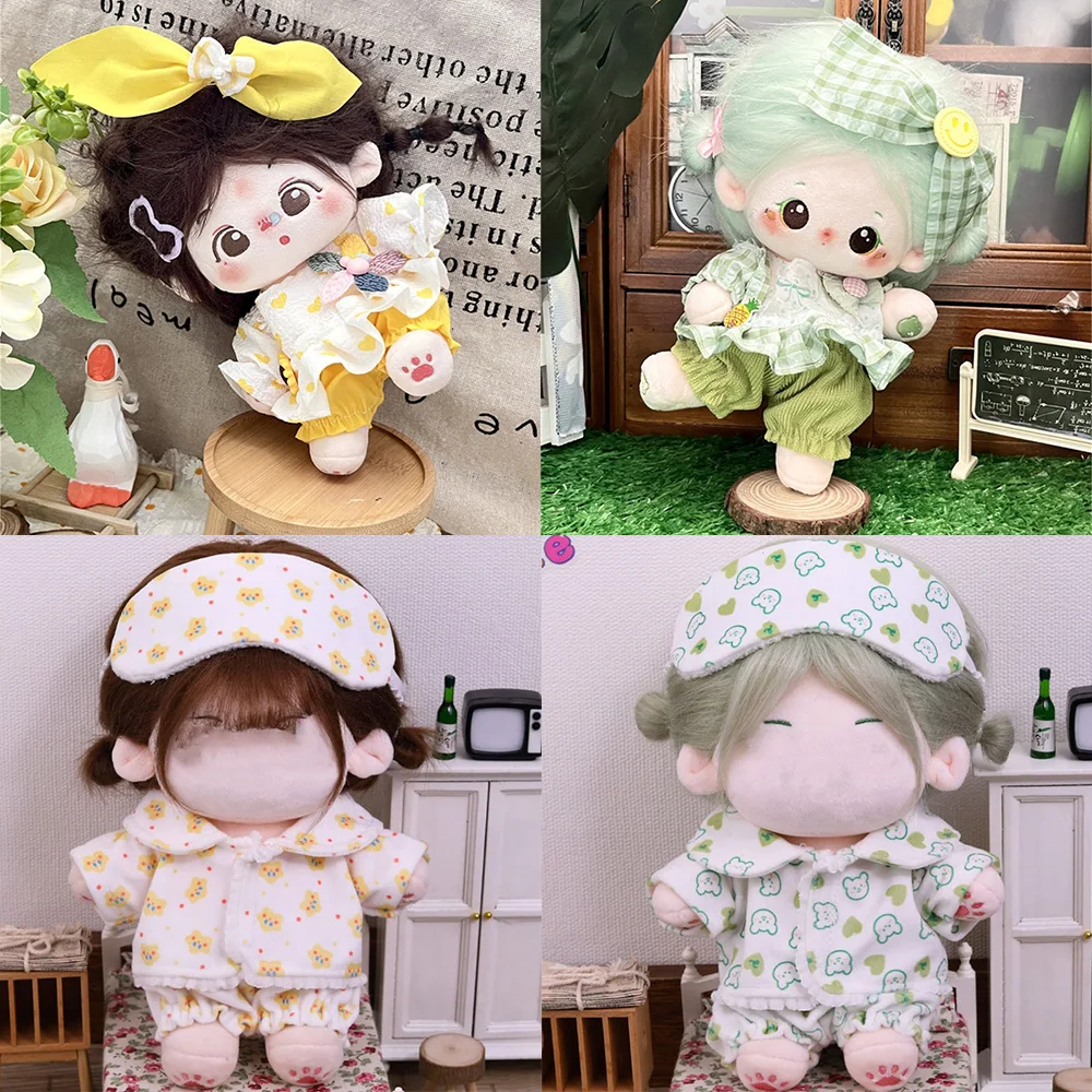 Only Clothes For 20cm Cotton Doll Clothes Pretty Dress Skirt Shorts Casual Suit for Korea EXO Dolls Accessories Girls Gift