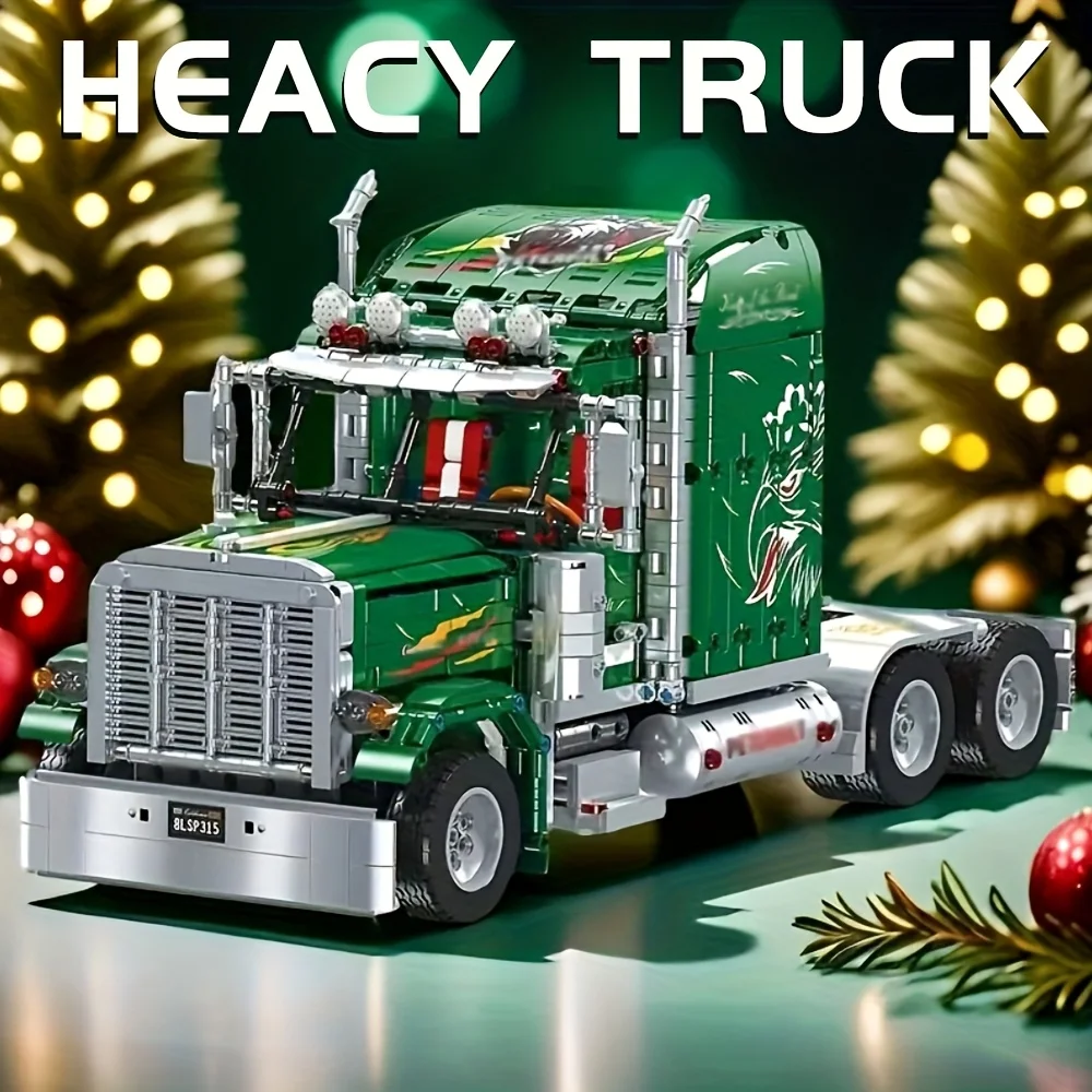 

MOC Technic Heavy Truck Head Tractor Model 2105pcs Building Blocks Toys Set Car Bricks Best Christmas Gifts